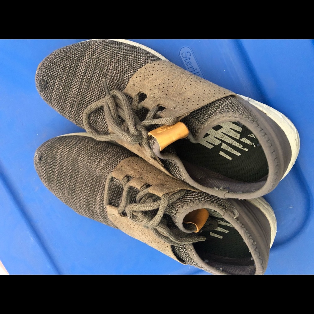 green NB sneakers